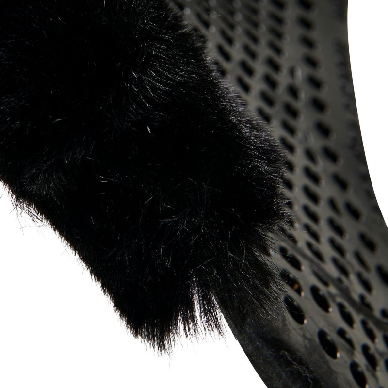 Acavallo Compensatore gel Classic montone sintetico rialzo posteriore - Nero - colore lana sintetica Eco-Wool  Black