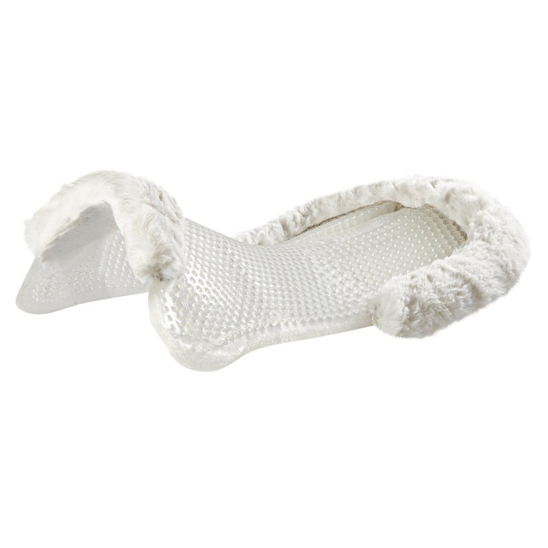 Acavallo Compensatore gel Classic montone sintetico rialzo posteriore - Trasparente - colore lana sintetica Eco-Wool  Natural