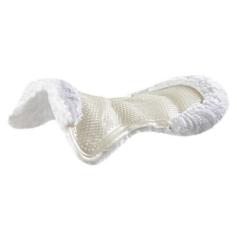 Acavallo Compensatore gel Classic rivestito in montone sintetico - Trasparente - colore lana sintetica Eco-Wool  White