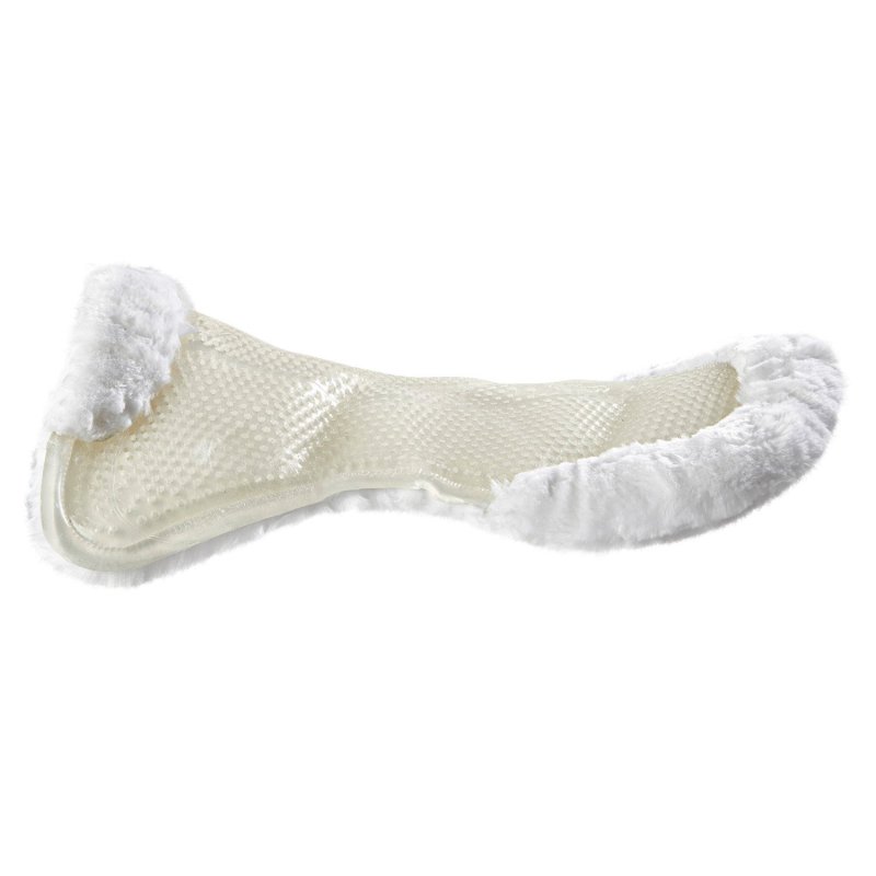 Acavallo Compensatore gel Classic rivestito in montone sintetico - Trasparente - colore lana sintetica Eco-Wool  White