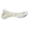 Acavallo Compensatore gel Classic rivestito in montone sintetico - Trasparente - colore lana sintetica Eco-Wool  White