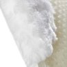 Acavallo Compensatore gel Classic rivestito in montone sintetico - Trasparente - colore lana sintetica Eco-Wool  White