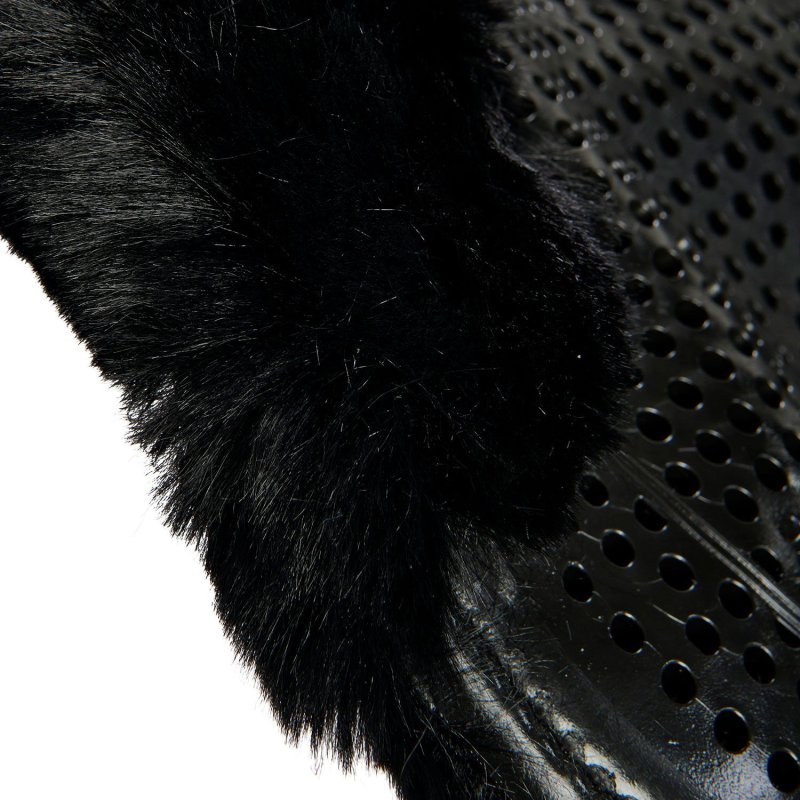 Acavallo Compensatore gel Classic rivestito in montone sintetico - Nero - colore lana sintetica Eco-Wool  Black