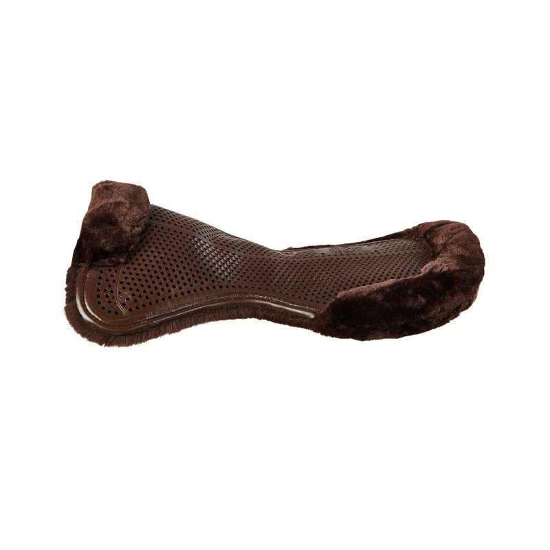 Acavallo Compensatore gel Classic rivestito in montone sintetico - Marrone - colore lana sintetica Eco-Wool  Brown