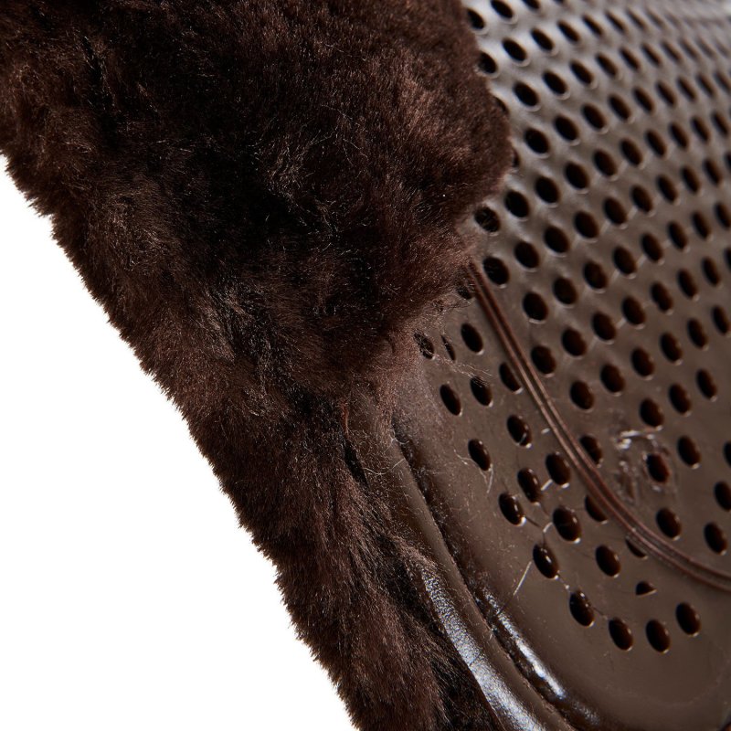 Acavallo Compensatore gel Classic rivestito in montone sintetico - Marrone - colore lana sintetica Eco-Wool  Brown