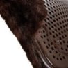 Acavallo Compensatore gel Classic rivestito in montone sintetico - Marrone - colore lana sintetica Eco-Wool  Brown