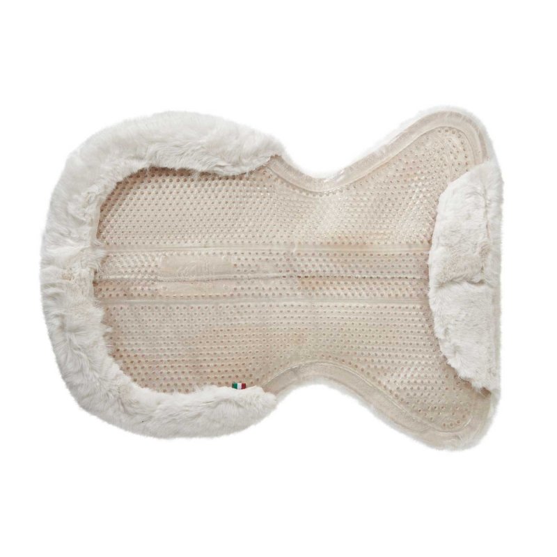 Acavallo Compensatore gel Classic rivestito in montone sintetico - Trasparente - colore lana sintetica Eco-Wool  Natural