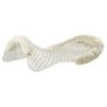 Acavallo Compensatore gel Respira con montone sintetico sagomato - Trasparente - colore lana sintetica Eco-Wool  Natural
