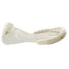 Acavallo Compensatore gel Respira con montone sintetico sagomato - Trasparente - colore lana sintetica Eco-Wool  Natural