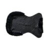 Acavallo Compensatore gel Respira con montone sintetico sagomato - Nero - colore lana sintetica Eco-Wool  Black