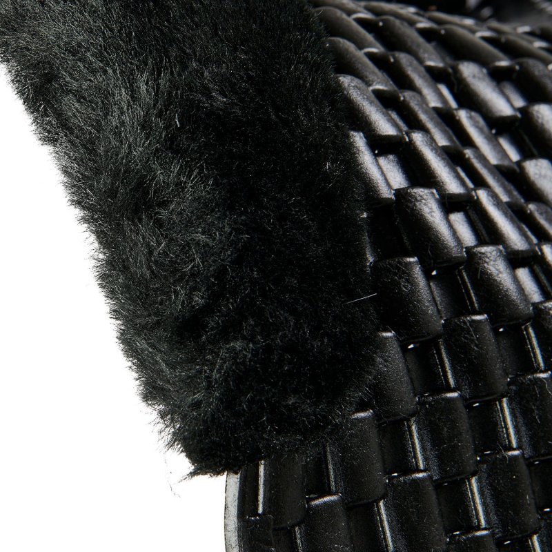 Acavallo Compensatore gel Respira con montone sintetico sagomato - Nero - colore lana sintetica Eco-Wool  Black