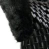 Acavallo Compensatore gel Respira con montone sintetico sagomato - Nero - colore lana sintetica Eco-Wool  Black
