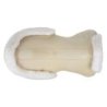 Acavallo Compensatore gel Classic Dri-Lex e mezzo bordo montone - Trasparente - colore montone Sheepskin  White
