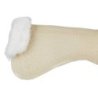 Acavallo Compensatore gel Classic Dri-Lex e mezzo bordo montone - Trasparente - colore montone Sheepskin  White