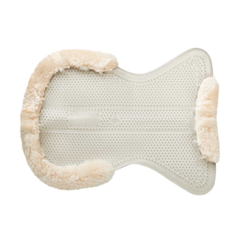 Acavallo Compensatore gel Classic Dri-Lex e mezzo bordo montone - Trasparente - colore montone Sheepskin  Natural