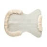 Acavallo Compensatore gel Classic Dri-Lex e mezzo bordo montone - Trasparente - colore montone Sheepskin  Natural