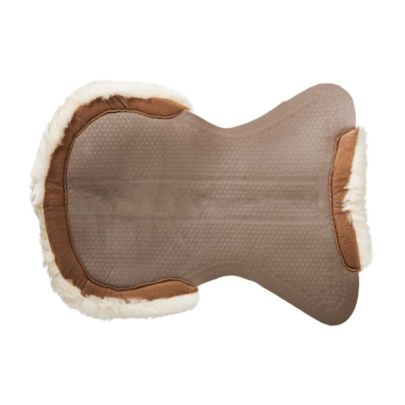 Acavallo Compensatore gel Classic Dri-Lex e mezzo bordo montone - Trasparente - colore montone Sheepskin  Natural