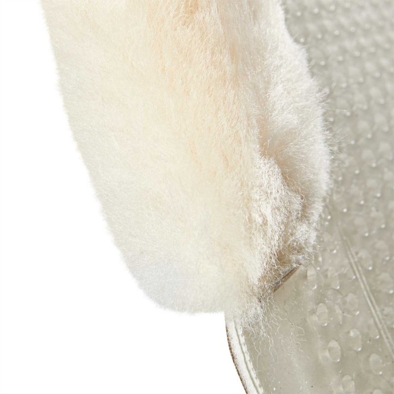 Acavallo Compensatore gel Classic Dri-Lex e mezzo bordo montone - Trasparente - colore montone Sheepskin  Natural