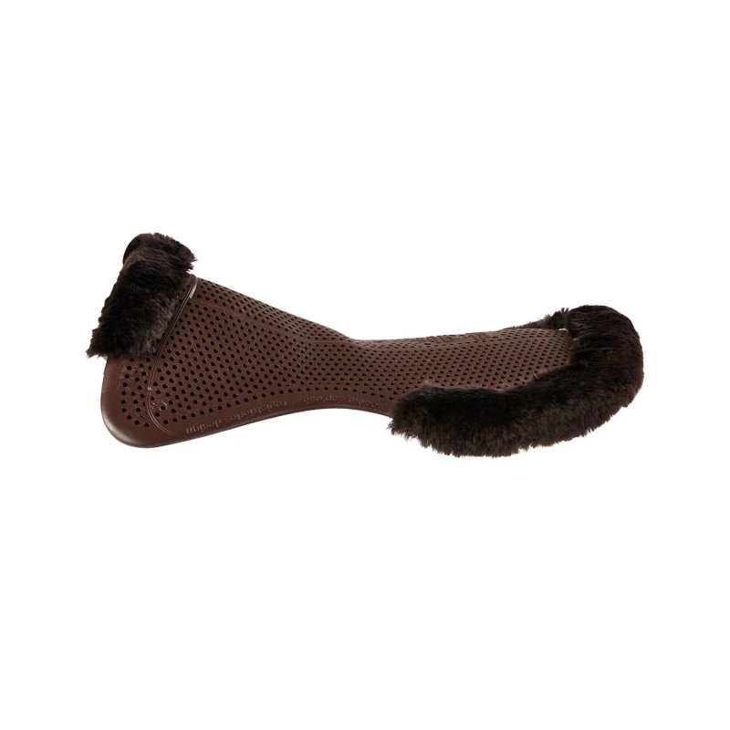 Acavallo Compensatore gel Classic Dri-Lex e mezzo bordo montone - Marrone - colore montone Sheepskin  Brown