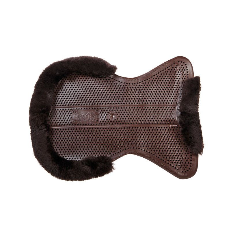 Acavallo Compensatore gel Classic Dri-Lex e mezzo bordo montone - Marrone - colore montone Sheepskin  Brown