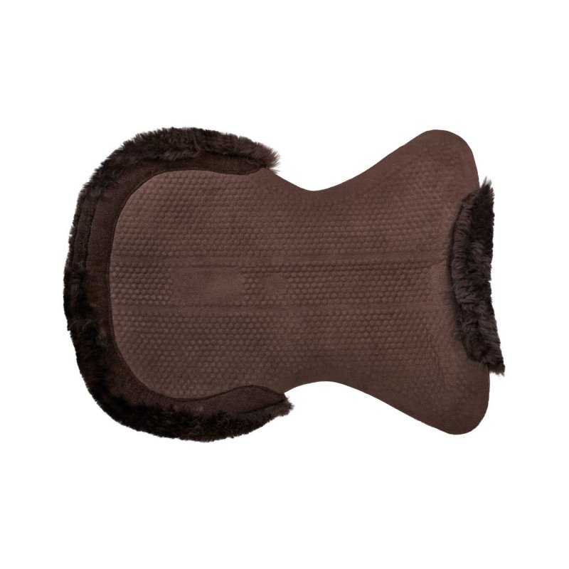 Acavallo Compensatore gel Classic Dri-Lex e mezzo bordo montone - Marrone - colore montone Sheepskin  Brown