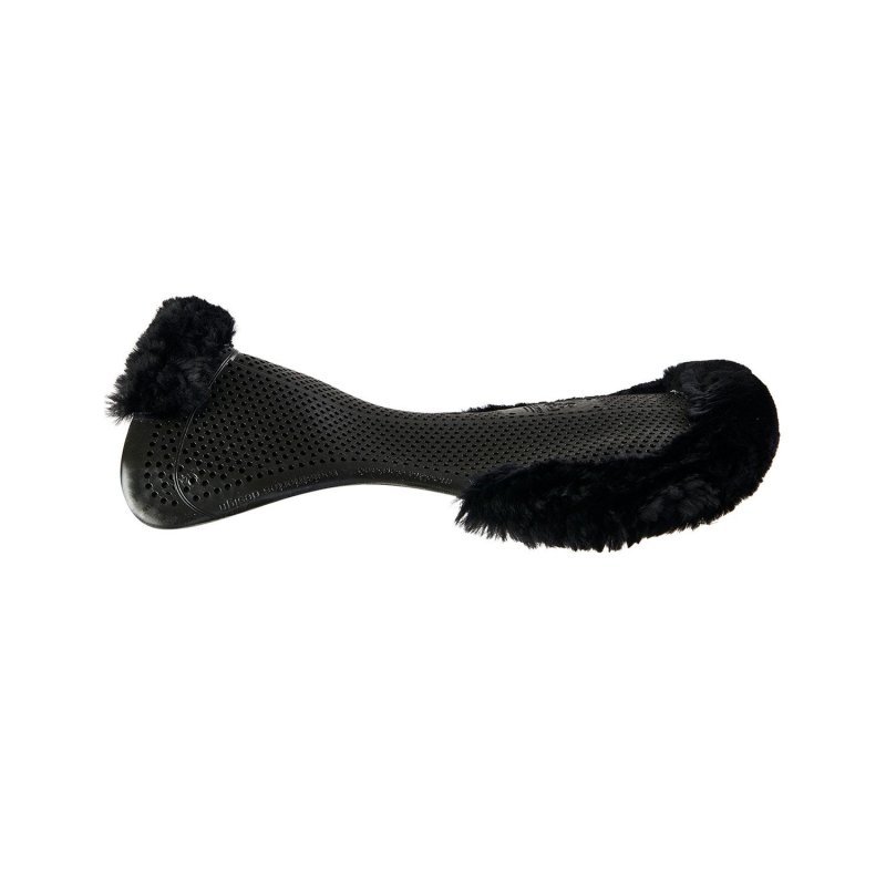 Acavallo Compensatore gel Classic Dri-Lex e mezzo bordo montone - Nero - colore montone Sheepskin  Black