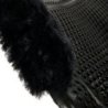 Acavallo Compensatore gel Classic con mezzo bordo in montone - Nero - colore montone Sheepskin  Black