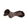 Acavallo Compensatore gel Classic con mezzo bordo in montone - Marrone - colore montone Sheepskin  Brown