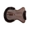 Acavallo Compensatore gel Classic con mezzo bordo in montone - Marrone - colore montone Sheepskin  Brown