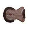 Acavallo Compensatore gel Classic con mezzo bordo in montone - Marrone - colore montone Sheepskin  Brown