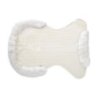 Acavallo Compensatore gel Classic con mezzo bordo in montone - Trasparente - colore montone Sheepskin  White