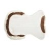 Acavallo Compensatore gel Classic con mezzo bordo in montone - Trasparente - colore montone Sheepskin  Natural