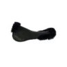 Acavallo Compensatore pony gel Classic con mezzo bordo montone - Nero - colore montone Sheepskin  Black
