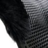 Acavallo Compensatore pony gel Classic con mezzo bordo montone - Nero - colore montone Sheepskin  Black