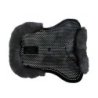 Acavallo Compensatore pony gel Classic con mezzo bordo montone - Nero - colore montone Sheepskin  Grey