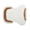 Acavallo Compensatore pony gel Classic con mezzo bordo montone - Trasparente - colore montone Sheepskin  Natural