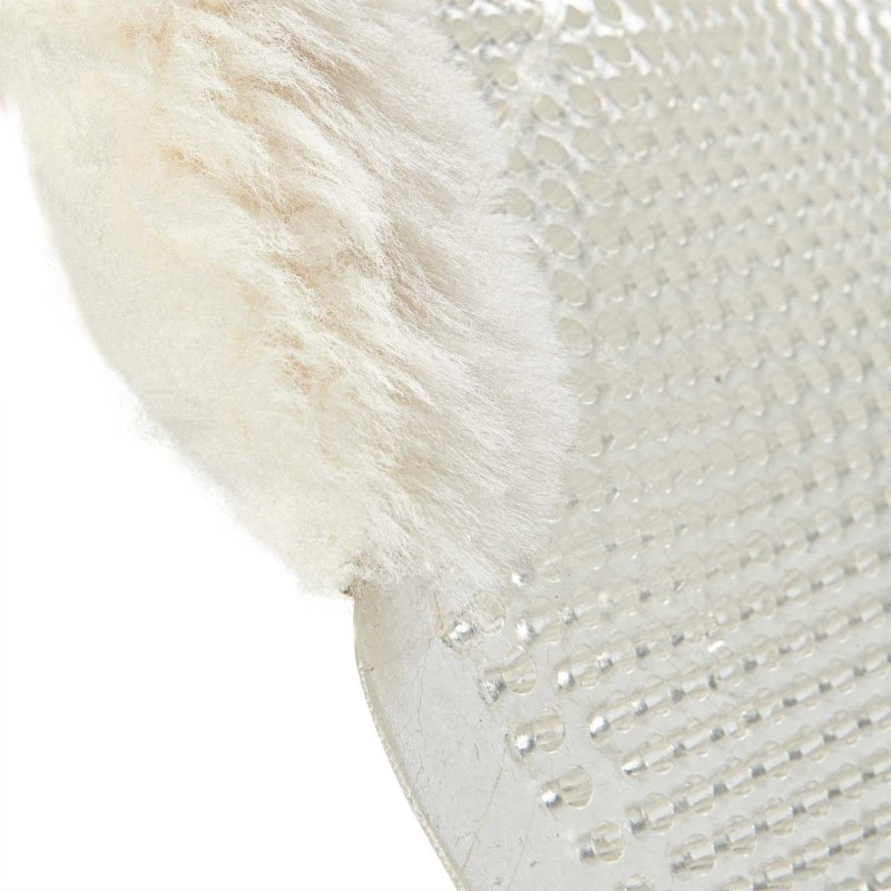 Acavallo Compensatore pony gel Classic con mezzo bordo montone - Trasparente - colore montone Sheepskin  Natural