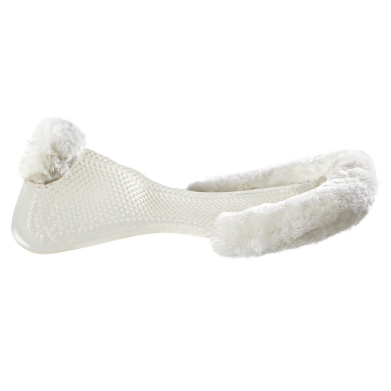 Acavallo Compensatore gel Classic con montone sagomato - Trasparente - colore montone Sheepskin  White