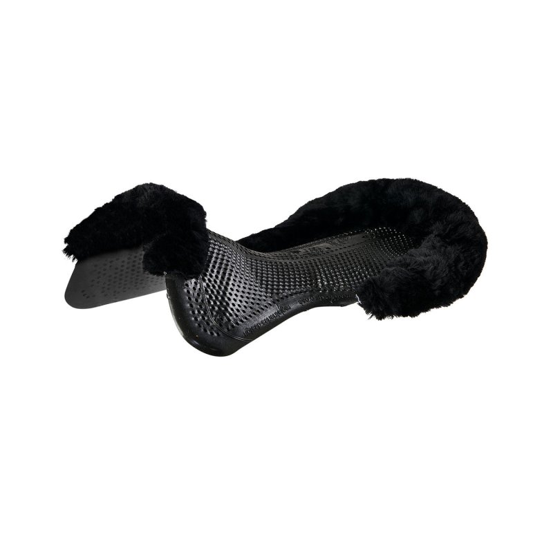 Acavallo Compensatore gel Classic con montone sagomato - Nero - colore montone Sheepskin  Black