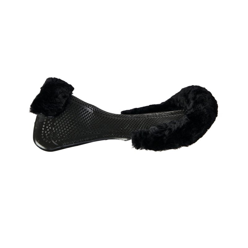 Acavallo Compensatore gel Classic con montone sagomato - Nero - colore montone Sheepskin  Black