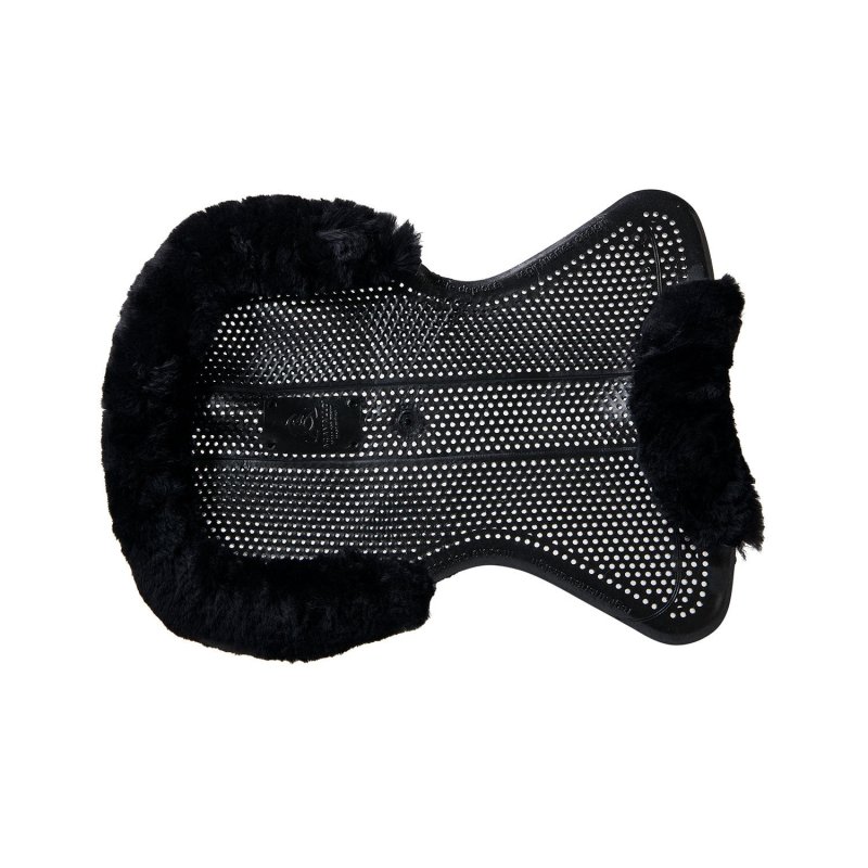 Acavallo Compensatore gel Classic con montone sagomato - Nero - colore montone Sheepskin  Black