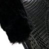 Acavallo Compensatore gel Classic con montone sagomato - Nero - colore montone Sheepskin  Black