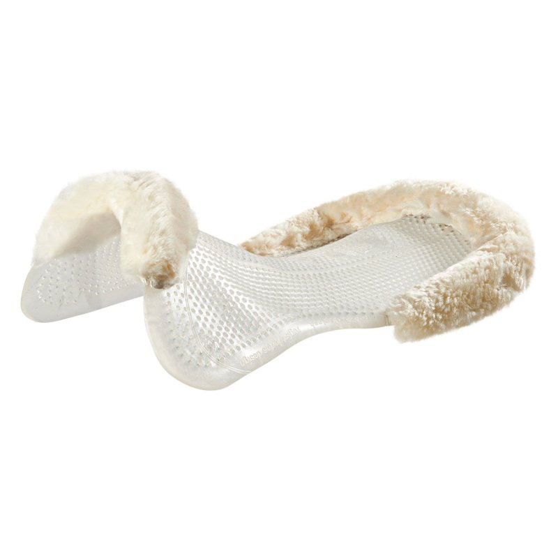 Acavallo Compensatore gel Classic con montone sagomato - Trasparente - colore montone Sheepskin  Natural
