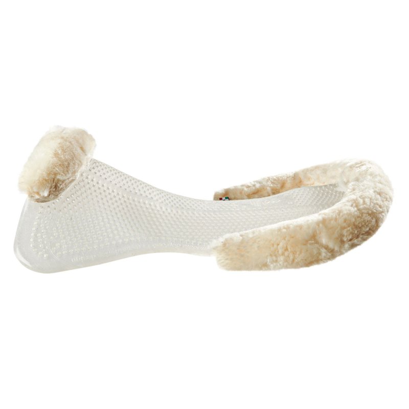Acavallo Compensatore gel Classic con montone sagomato - Trasparente - colore montone Sheepskin  Natural
