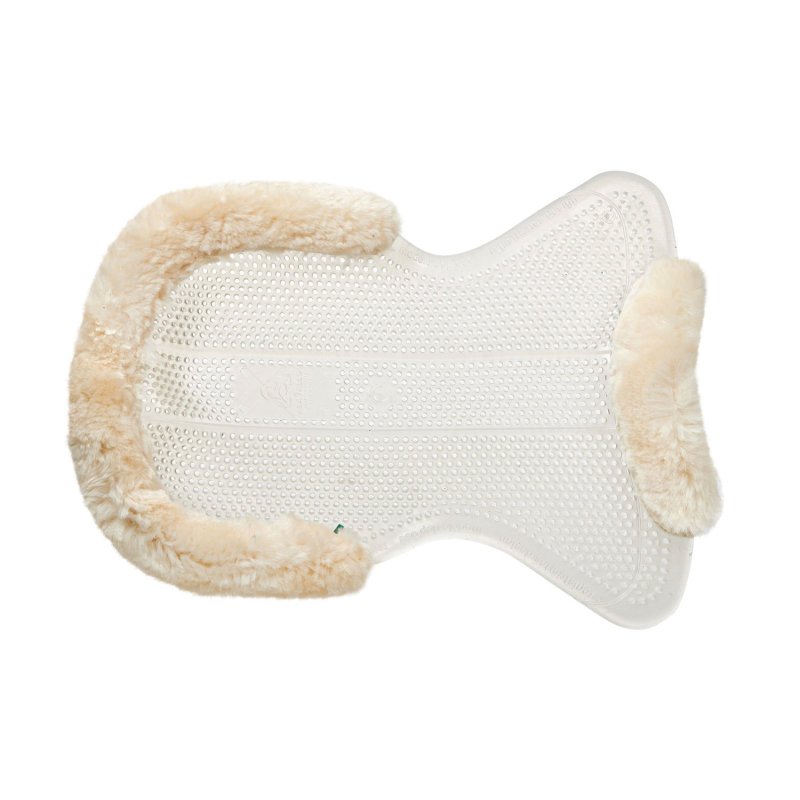 Acavallo Compensatore gel Classic con montone sagomato - Trasparente - colore montone Sheepskin  Natural