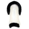 Acavallo Compensatore gel Classic con montone sagomato - Trasparente - colore montone Sheepskin  Black