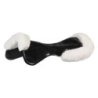 Acavallo Compensatore gel Classic con montone sagomato - Nero - colore montone Sheepskin  White