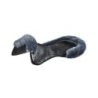 Acavallo Compensatore gel Classic con montone sagomato - Nero - colore montone Sheepskin  Grey