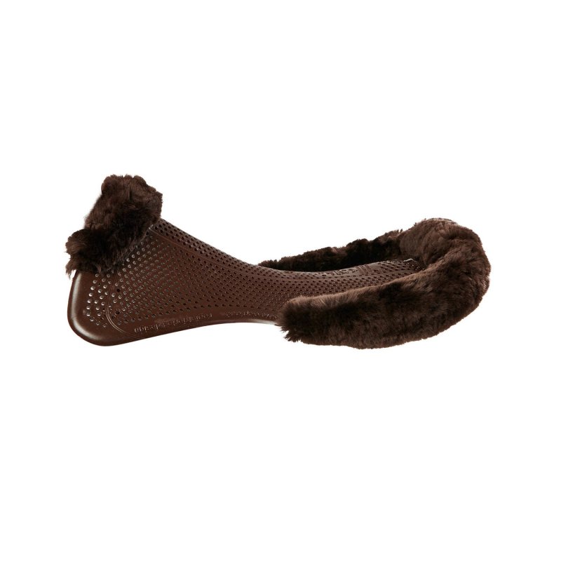 Acavallo Compensatore gel Classic con montone sagomato - Marrone - colore montone Sheepskin  Brown
