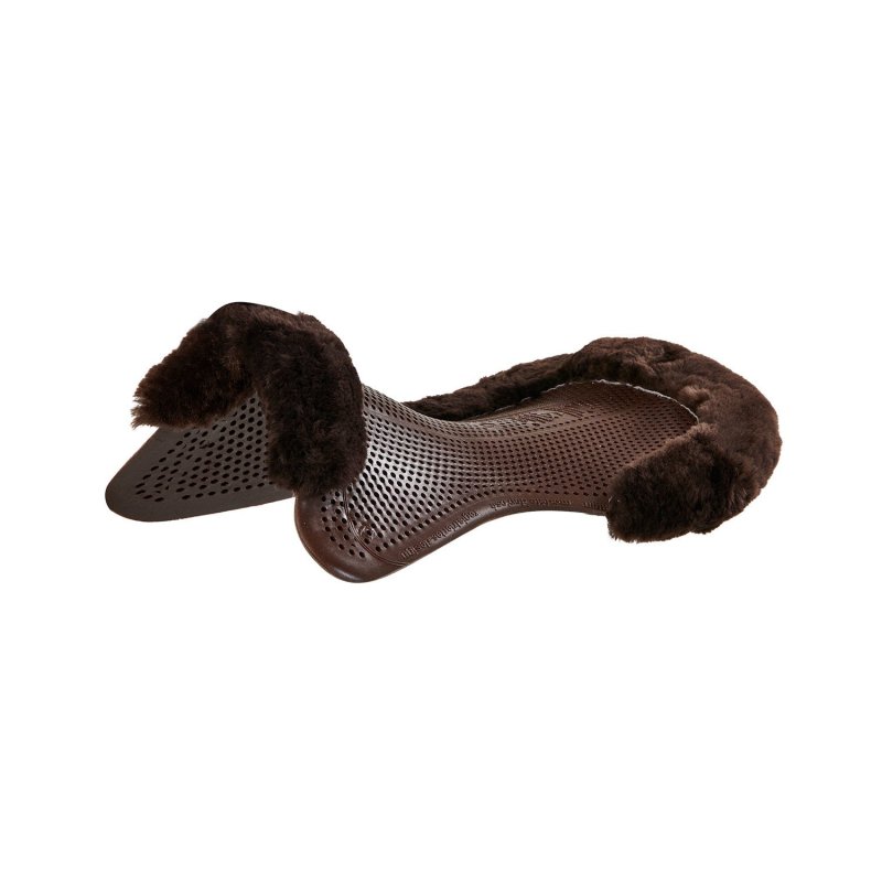 Acavallo Compensatore gel Classic con Dri-Lex e montone - Marrone - colore montone Sheepskin  Brown